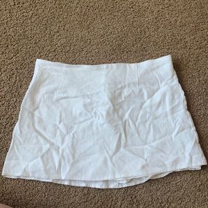 Princess Polly linen white skirt